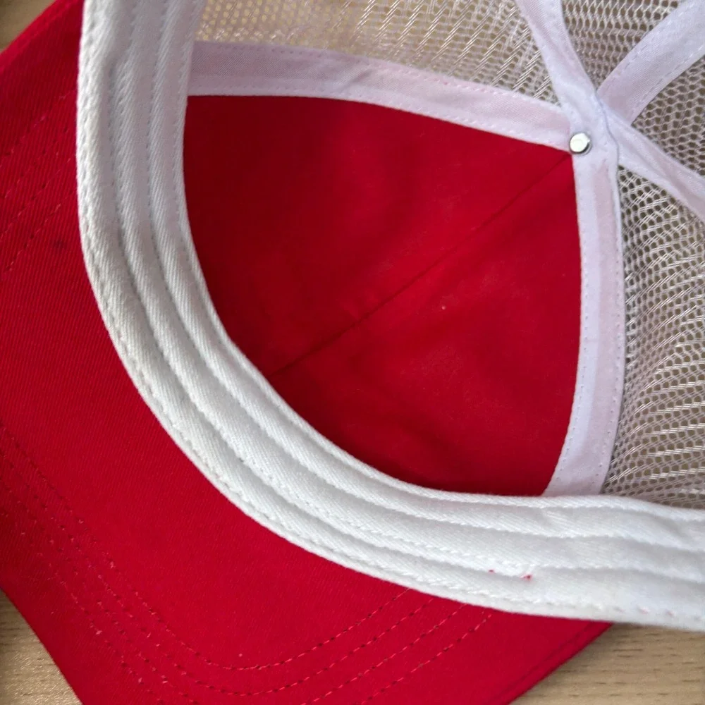 USA Hat Snap Back Red‎ Blue Baseball Cap United States of America Adjustable